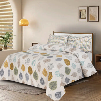 printed bed sheet set