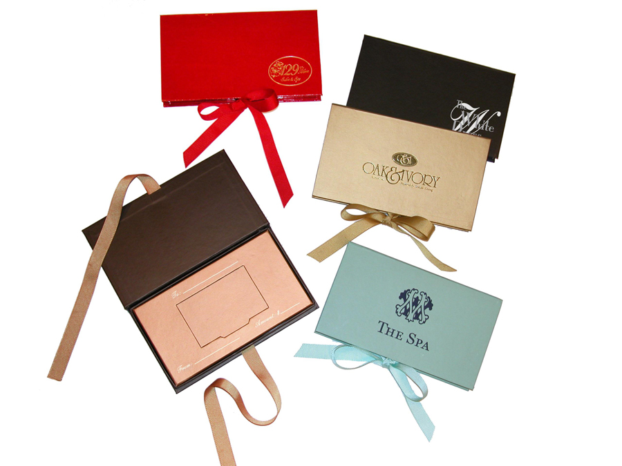 custom gift card box