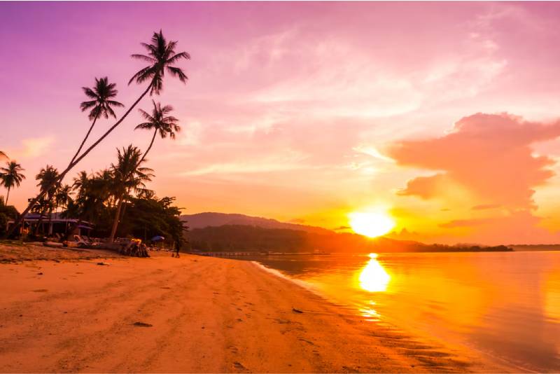 Sunset At Maldives