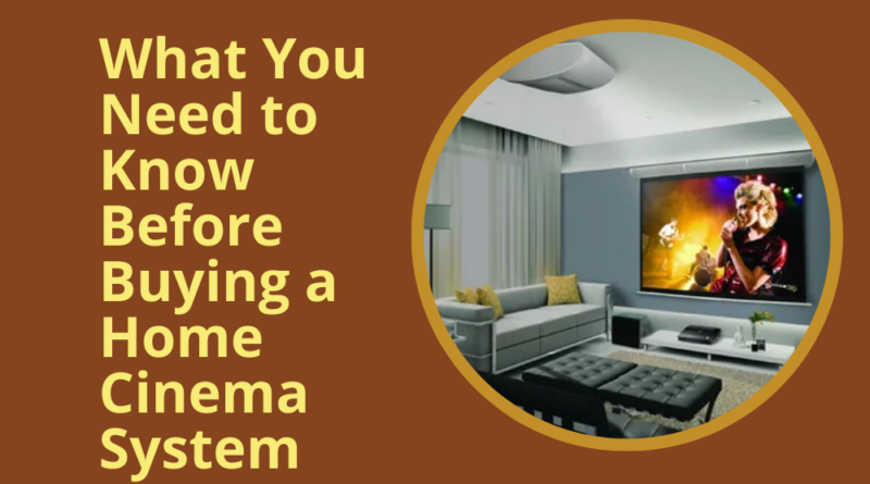 Home cinema system dubai