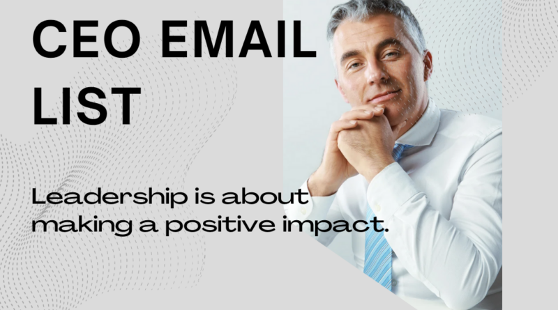 ceo email list