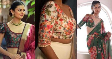 Printed Blouse Designs