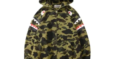 Ape-Man Head Shark BAPE Jacket Hoodie