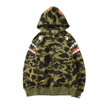 Ape-Man Head Shark BAPE Jacket Hoodie