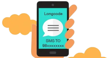 Long code sms