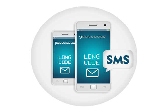 Long code sms