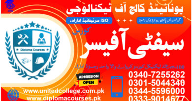 Safety Officer Course in Rawalpindi