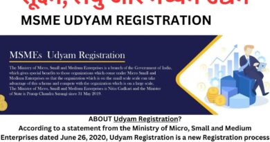 Udyam Annexure Certificate