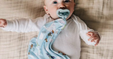 Teething Pacifiers, Footed Pajamas