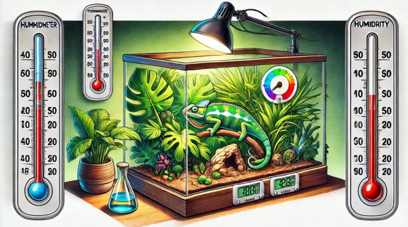 Reptile Thermometer and Humidity Gauge