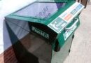 solar powered waste bins