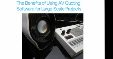 The Benefits of Using AV Quoting Software for Large-Scale Projects