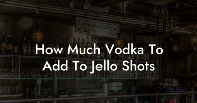 How much vodka to add to jello shots