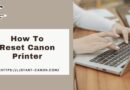 reset canon printer