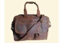 Vintage leather laptop bag​