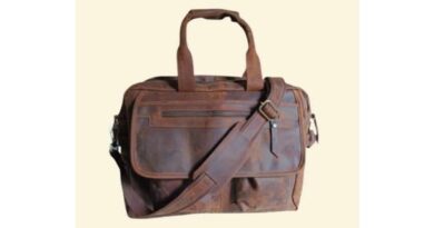 Vintage leather laptop bag​