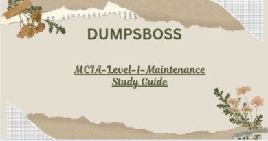 Solve MCIALevel1Maintenance with DumpsBoss PDF Dumps for Free