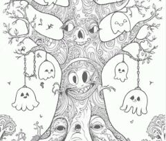 Halloween Coloring Book Pages