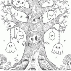 Halloween Coloring Book Pages