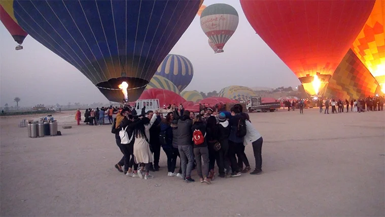 Hot air balloon Luxor