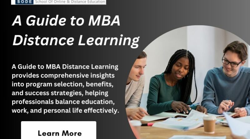 mba distance education