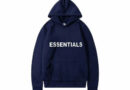 Blue Essentials Hoodie: Minimalist Fashion at Its Best