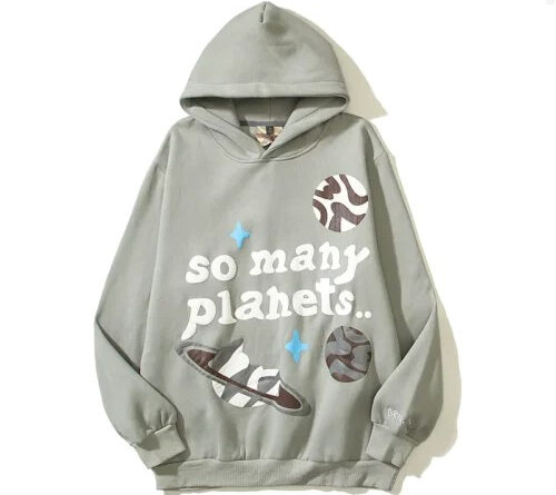 Broken Planet “So Many Planet” Hoodie- Gray