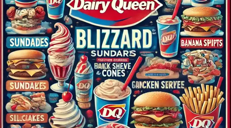 Dairy Queen Menu, DQ Menu