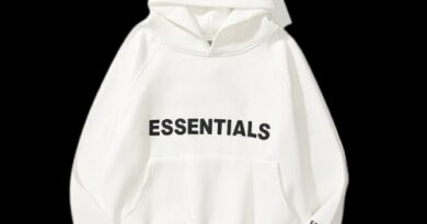 White Essentials Hoodie