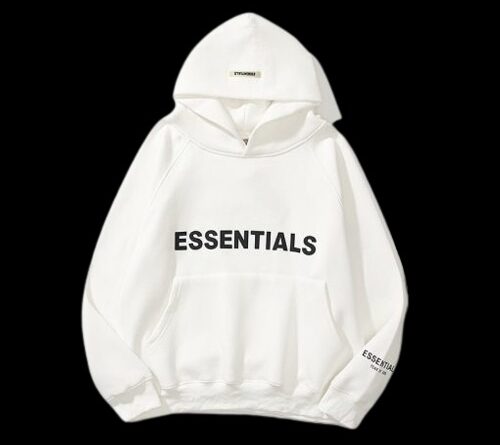 White Essentials Hoodie