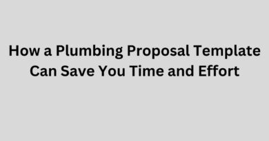 Plumbing Proposal Template