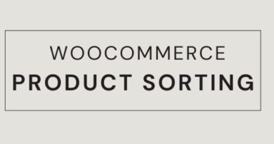 WooCommerce Product Sorting Plugin