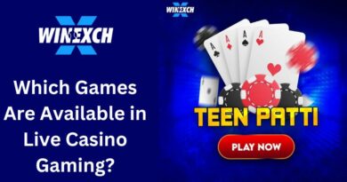 Which Games Are Available in Live Casino Gaming?