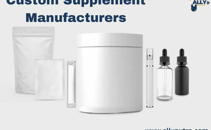 custom supplement manufacturers