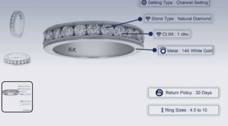 White Gold Wedding Bands for Men & Women - Vir Jewels