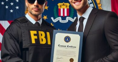 FBI clearance certificate