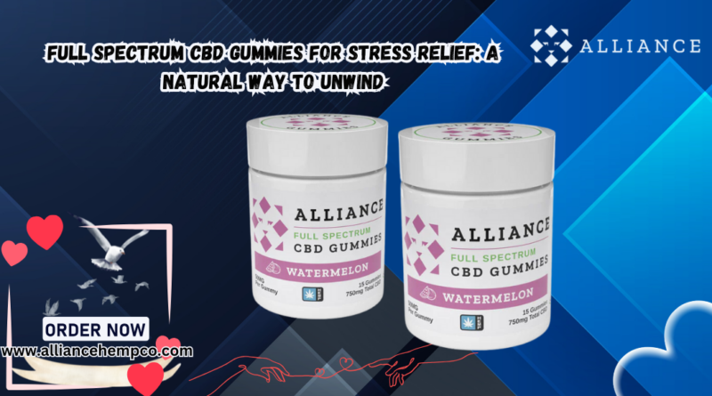 Full Spectrum CBD Gummies for stress