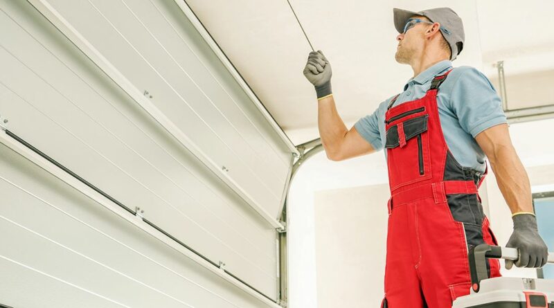 commercial garage door installation in Lansing, MI