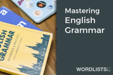 Mastering English Grammar