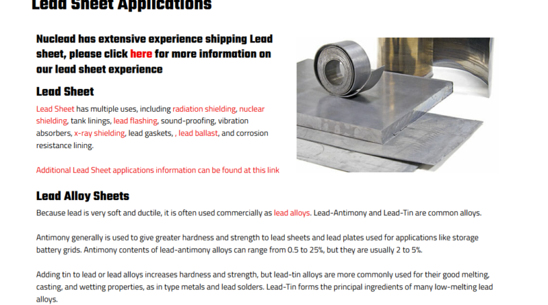 Tin Lead Alloys – High-Quality Tin Lead Products for Industrial and Commercial Applications