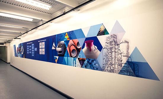 branded wall design