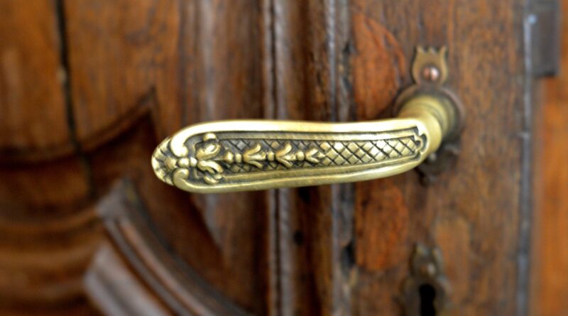 antique brass door handles