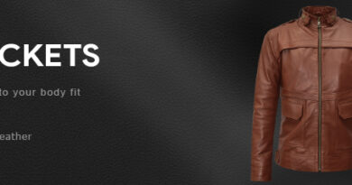 real leather men jackets