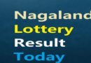 Nagaland State Lottery Result Today Live Dear Lottery Updates