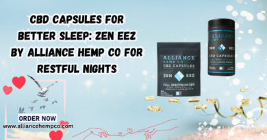 CBD capsules for better sleep