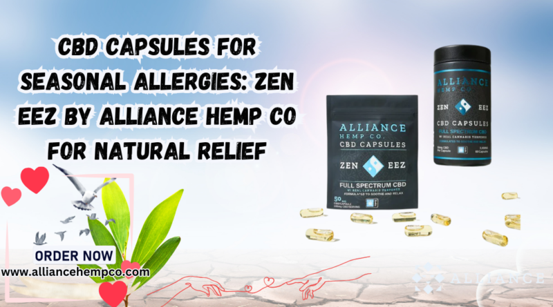 CBD capsules for seasonal allergies