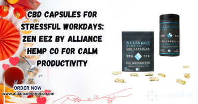 CBD capsules for stressful workdays