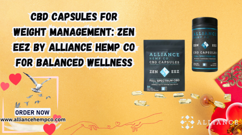 CBD capsules for weight management