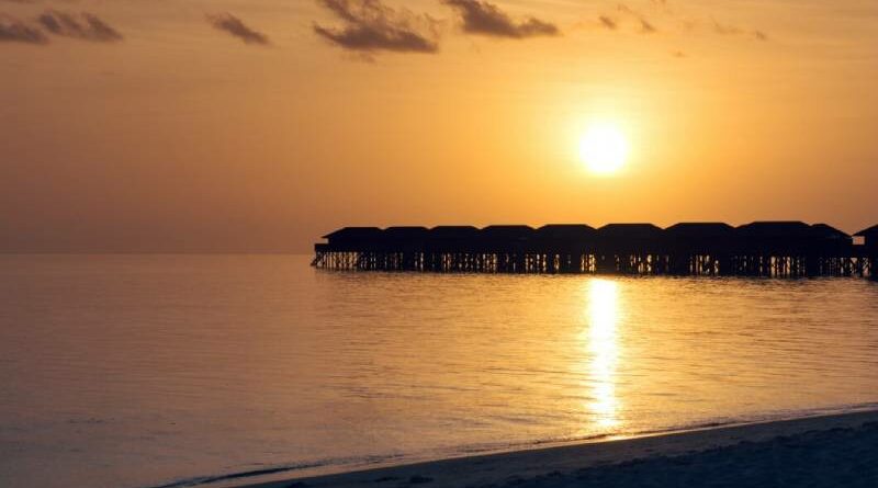 Sunset At Maldives