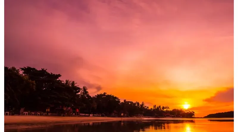 Sunset At Maldives